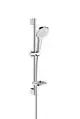 Hansgrohe-HG-Brausenset-Croma-Select-E-Vario-Unica-650mm-weiss-chrom-mit-Seifenschale-26586400 gallery number 1
